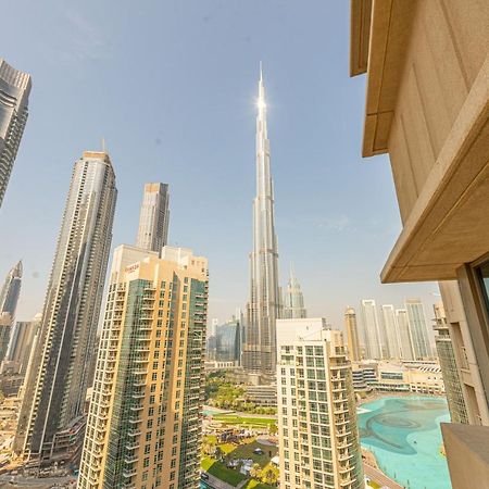 First Class 2Br With Full Burj Khalifa And Fountain View 迪拜 外观 照片