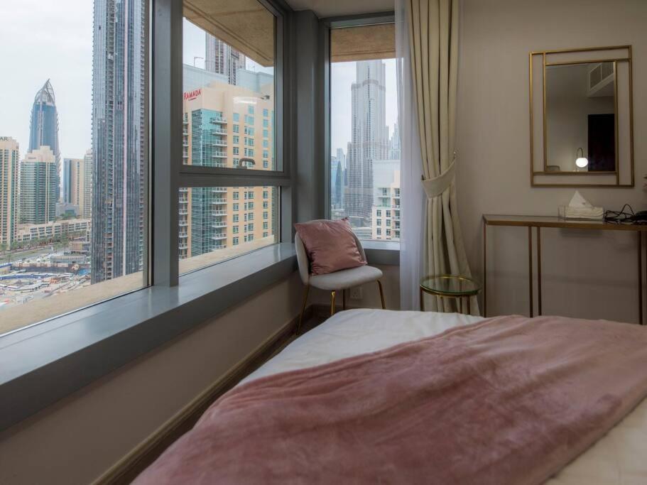 First Class 2Br With Full Burj Khalifa And Fountain View 迪拜 外观 照片