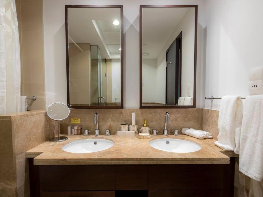 First Class 2Br With Full Burj Khalifa And Fountain View 迪拜 外观 照片